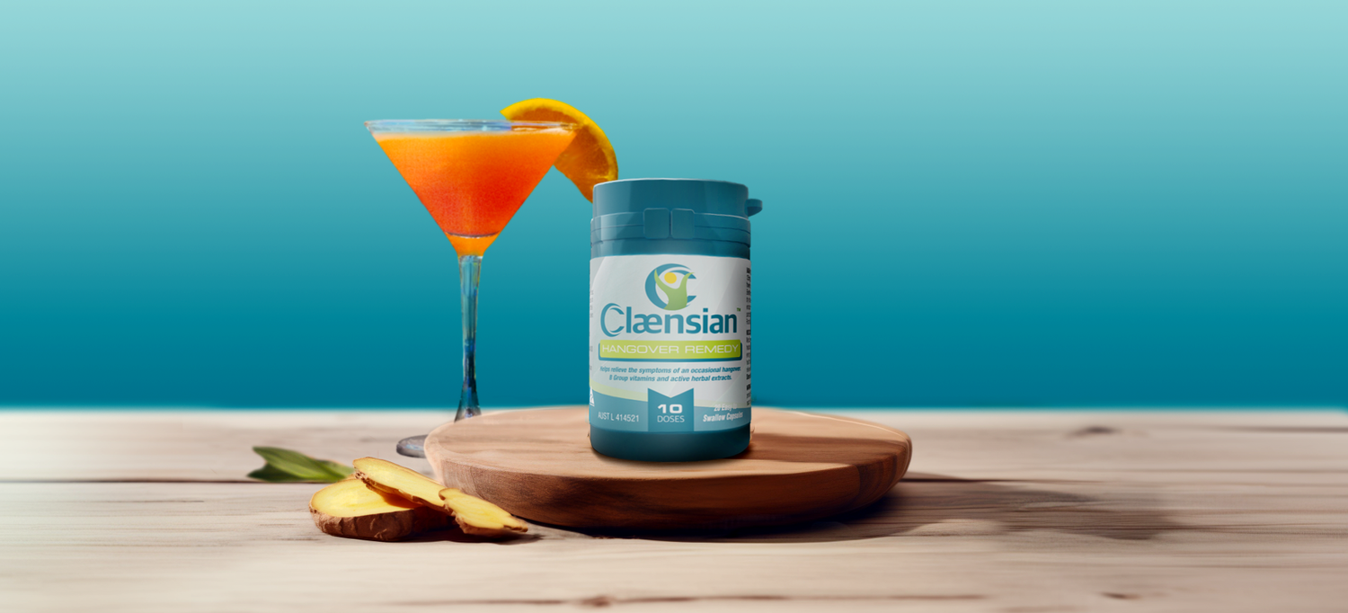 Your new drinking buddy has arrived – Clænsian Hangover Remedy.